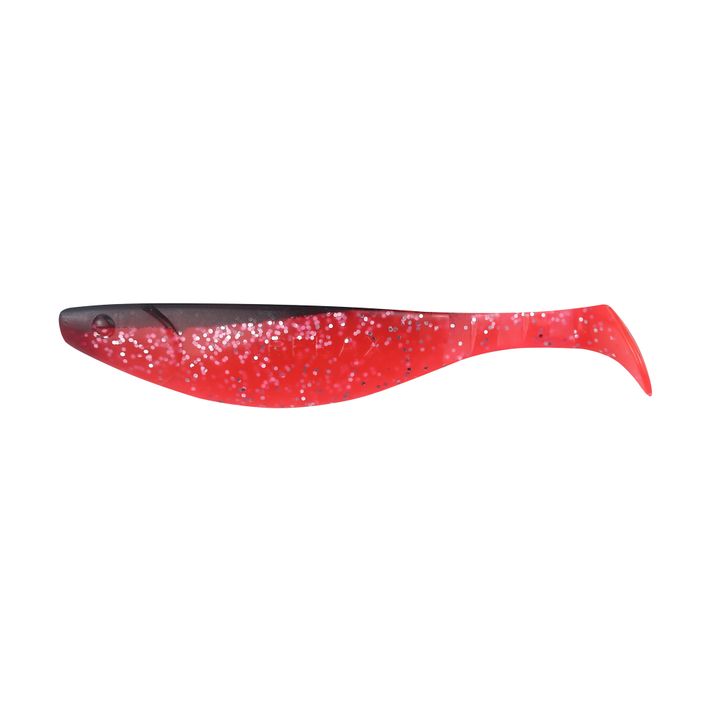 Gumová návnada Relax Hoof 6 Standard 3 ks čierna super červená-strieborná trblietka BLS6-S 2