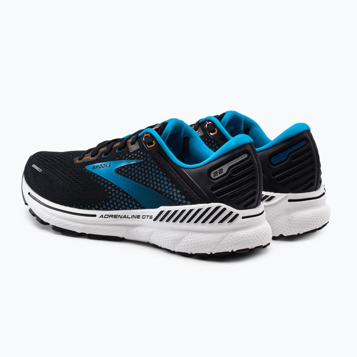 Pánska bežecká obuv Brooks Adrenaline GTS 22 čierno-modrá 113661D34 3