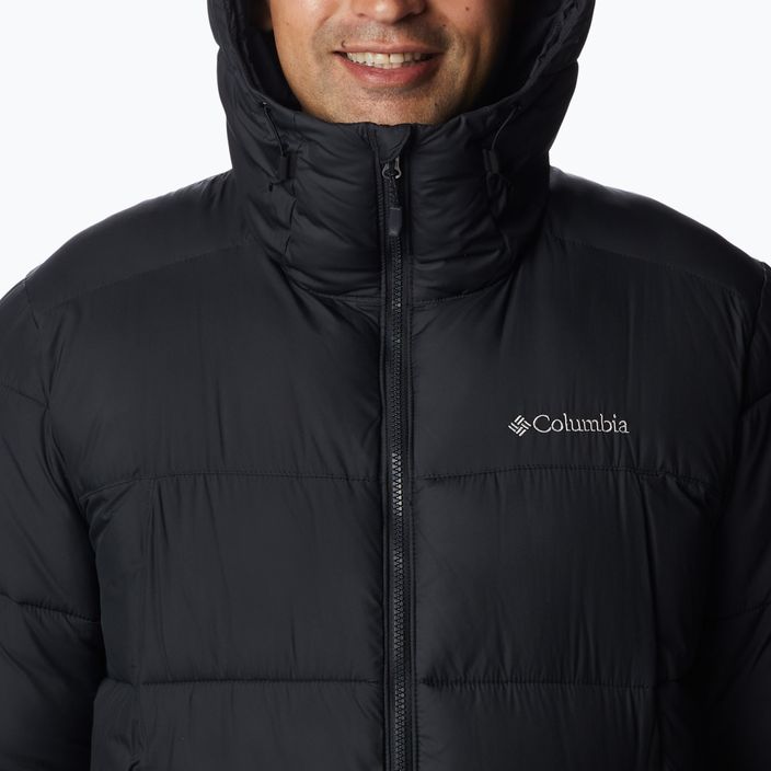Columbia Pike Lake Pánska páperová bunda s kapucňou čierna 1738032 5