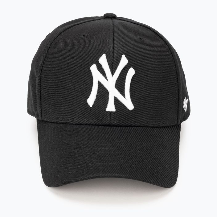 47 Značka MLB New York Yankees MVP SNAPBACK baseballová čiapka čierna 4