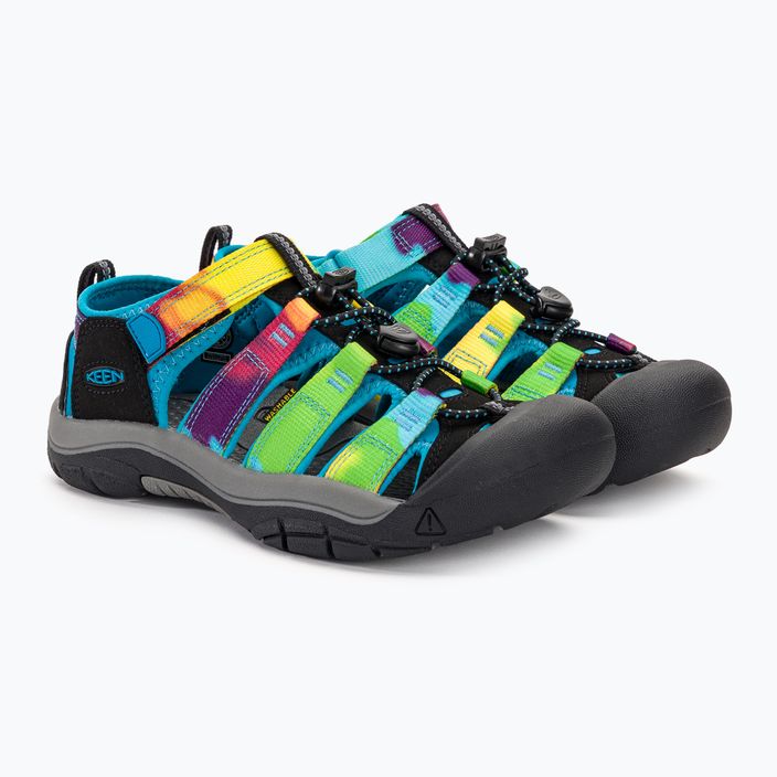 Detské trekingové sandále KEEN Newport H2 v dúhovom farebnom prevedení 4