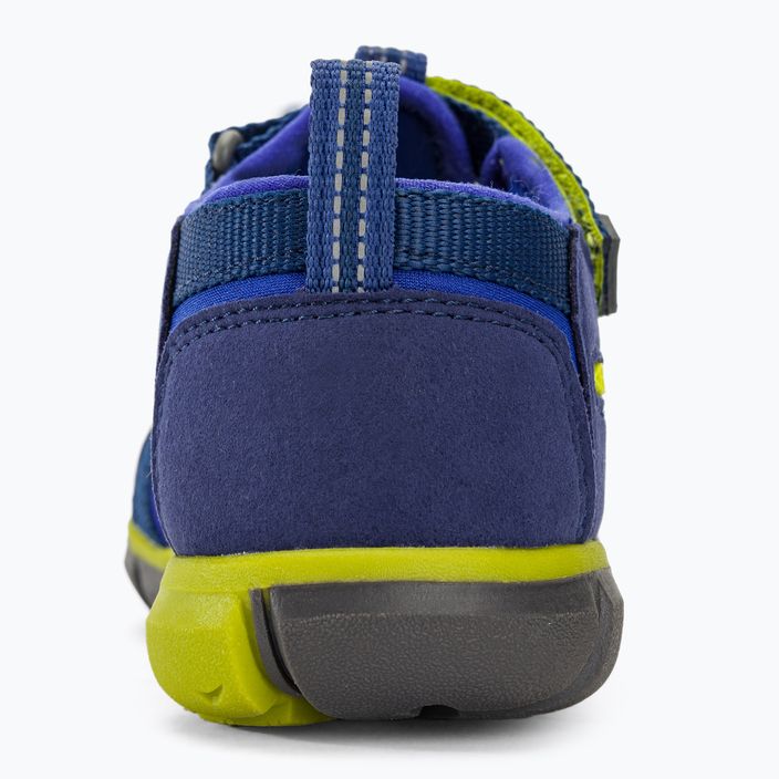 Juniorské sandále KEEN Seacamp II CNX blue depths/chartreuse 7