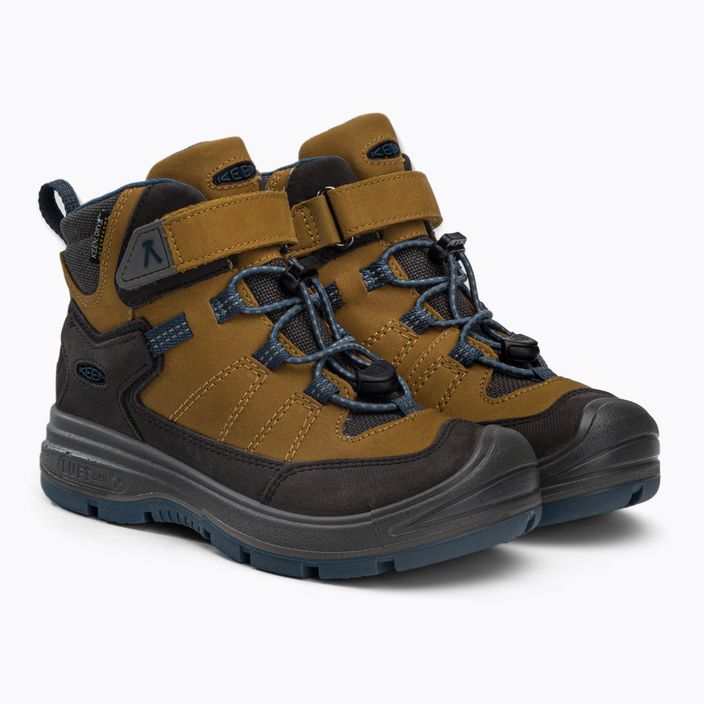 Juniorské trekingové topánky KEEN Redwood Mid žlté 1023886 4