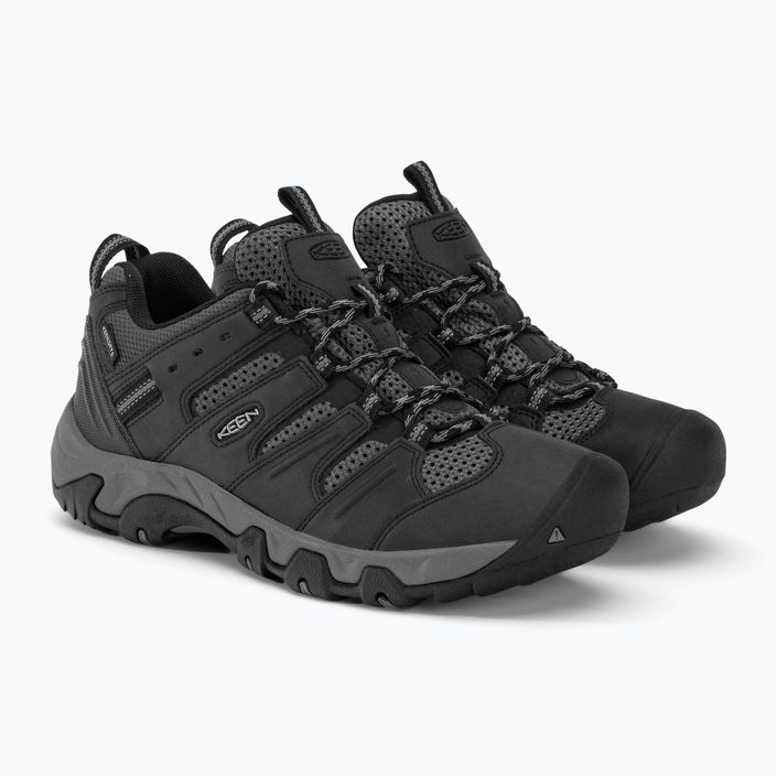 Pánske trekové topánky KEEN Koven Wp black-grey 1025155 4
