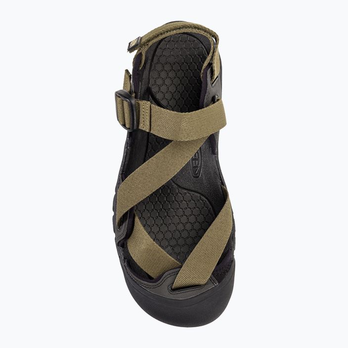 KEEN Zerraport II Military olive/black pánske trekingové sandále 6