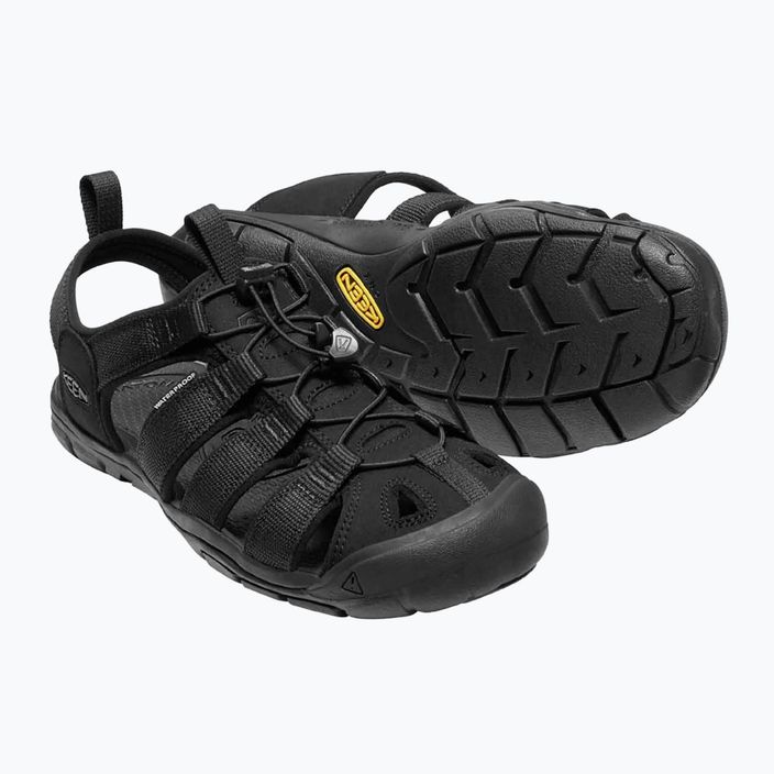 KEEN Clearwater CNX pánske trekingové sandále triple black 13