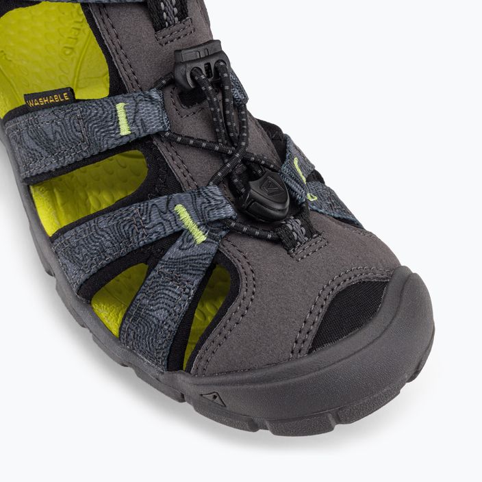 Detské trekingové sandále Keen Seacamp II CNX sivomodré 126321 7