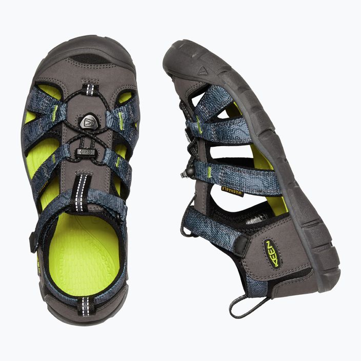 Detské trekingové sandále Keen Seacamp II CNX sivomodré 126321 10