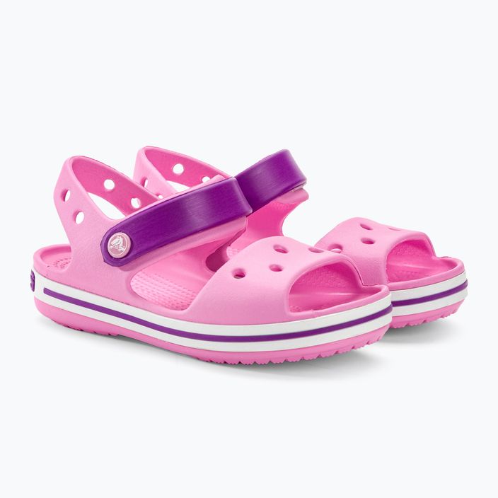 Detské sandále Crocs Crockband carnation/ametyst 4