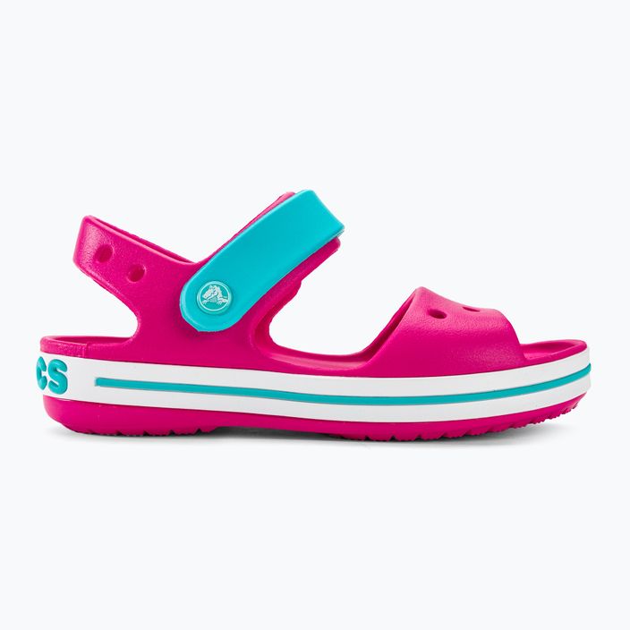 Detské sandále Crocs Crockband candy pink/pool 2