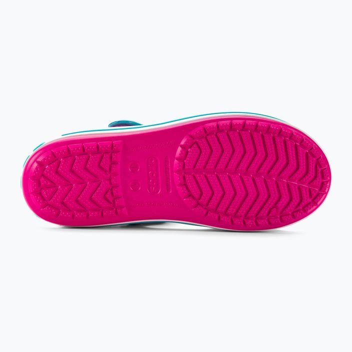 Detské sandále Crocs Crockband candy pink/pool 5