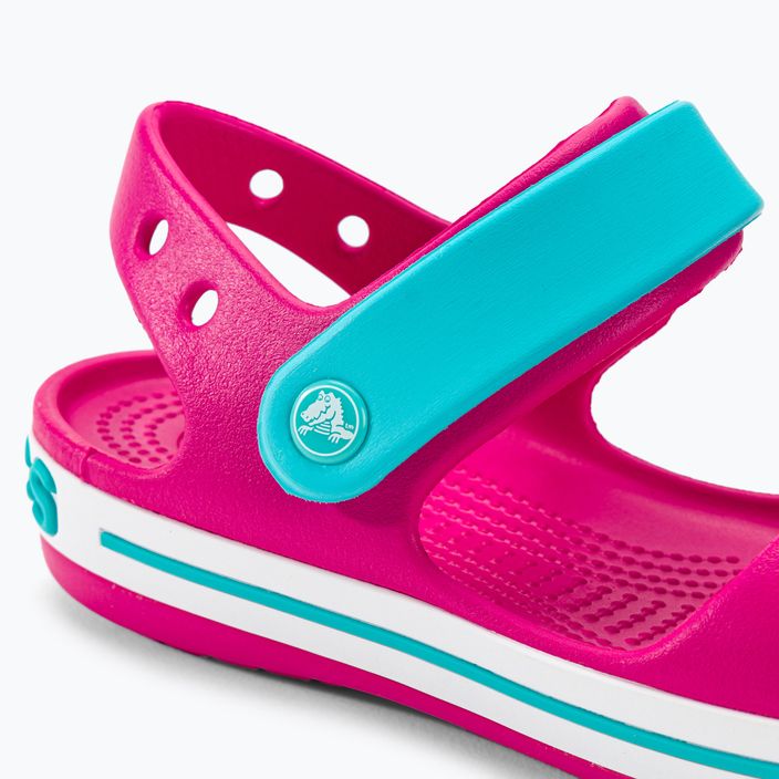 Detské sandále Crocs Crockband candy pink/pool 8