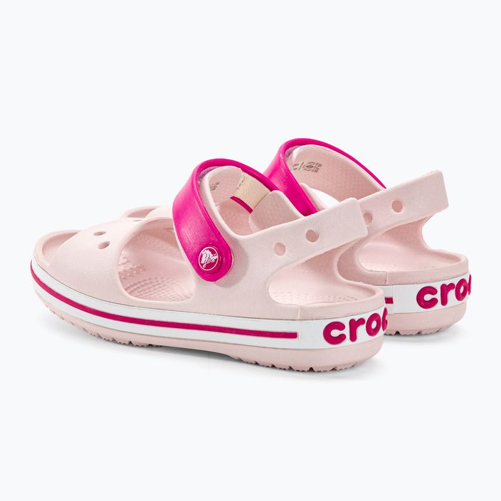 Detské sandále Crocs Crockband sotva ružové/candy pink 3