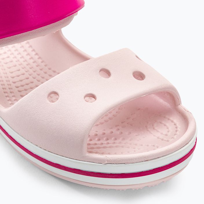 Detské sandále Crocs Crockband sotva ružové/candy pink 7