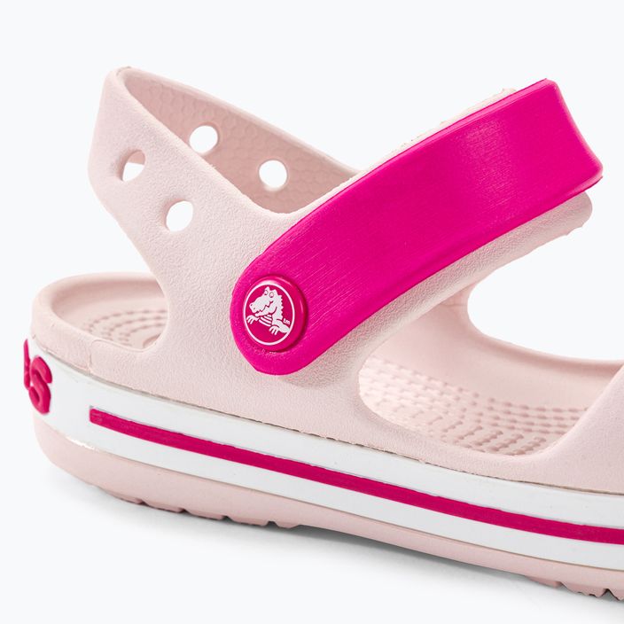 Detské sandále Crocs Crockband sotva ružové/candy pink 8