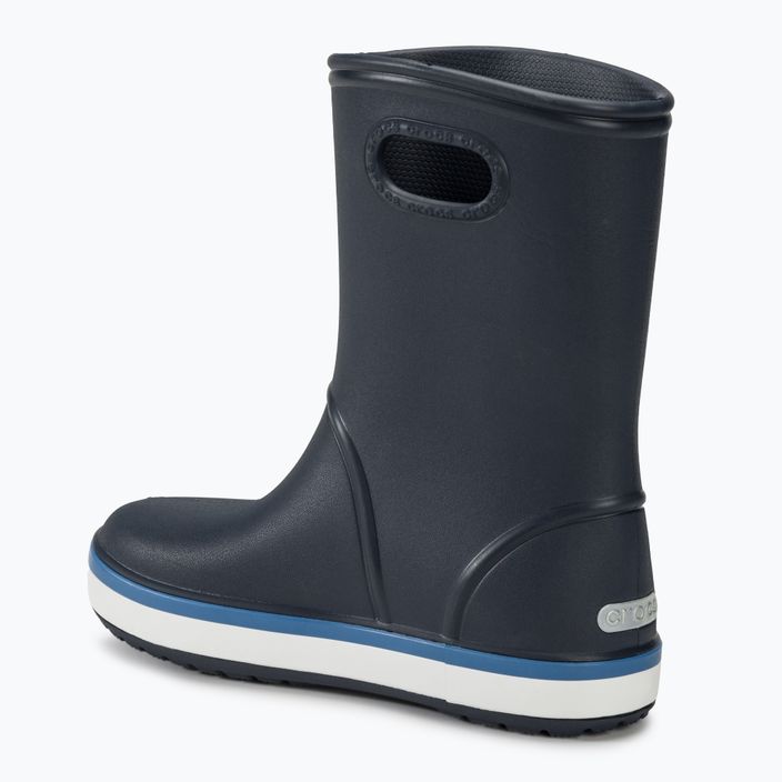 Gumáky Crocs Crocband Rain Boot Kids navy/bright cobalt wellingtons 3