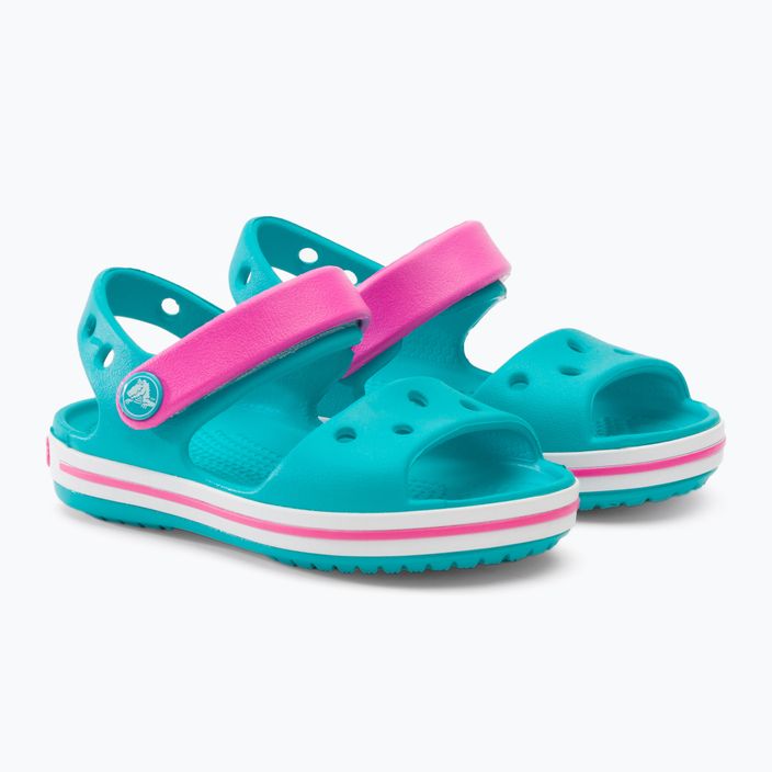 Detské sandále Crocs Crockband digital aqua 4