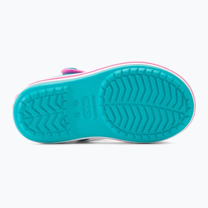 Detské sandále Crocs Crockband digital aqua 5