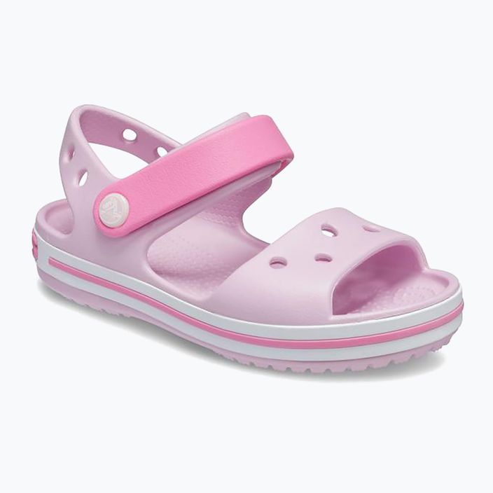 Detské sandále Crocs Crockband Kids Sandal ballerina pink 8
