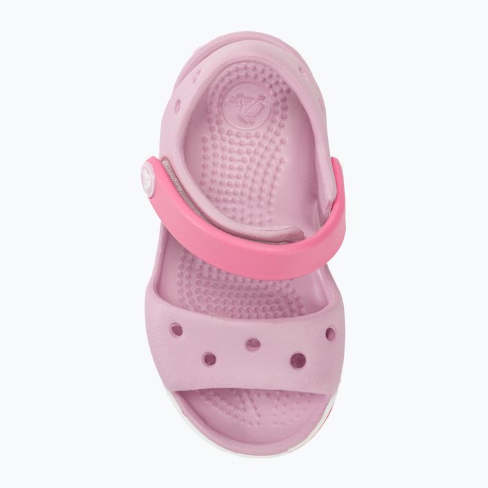 Detské sandále Crocs Crockband Kids Sandal ballerina pink 5