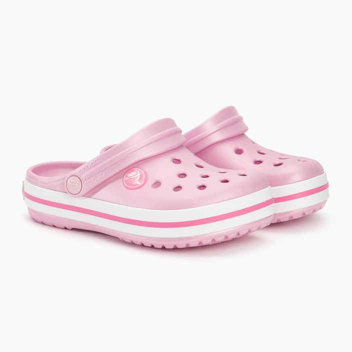 Detské žabky Crocs Crocband Clog ballerina pink 5