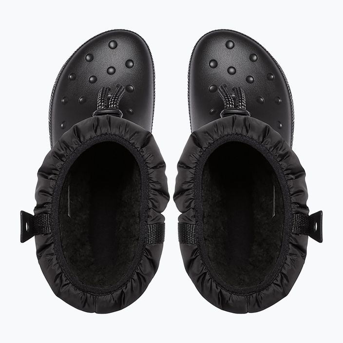 Dámske snehové topánky Crocs Classic Neo Puff Luxe black 11