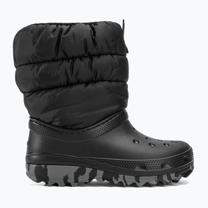 Juniorské snehové topánky Crocs Classic Neo Puff black 2