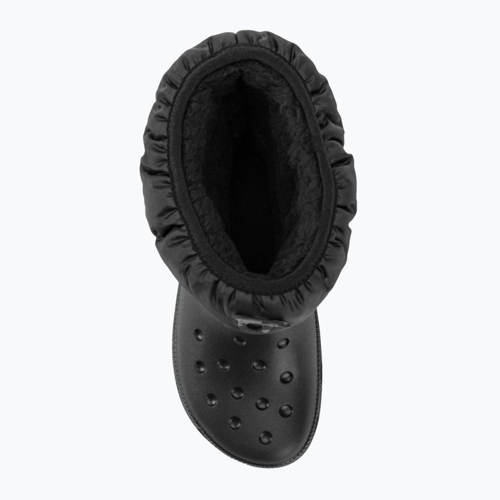 Juniorské snehové topánky Crocs Classic Neo Puff black 5