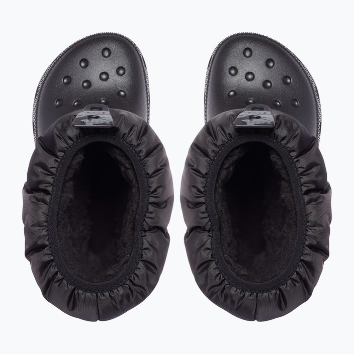 Juniorské snehové topánky Crocs Classic Neo Puff black 11