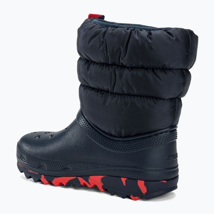 Juniorské snehové topánky Crocs Classic Neo Puff navy 3