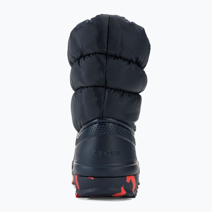 Juniorské snehové topánky Crocs Classic Neo Puff navy 6