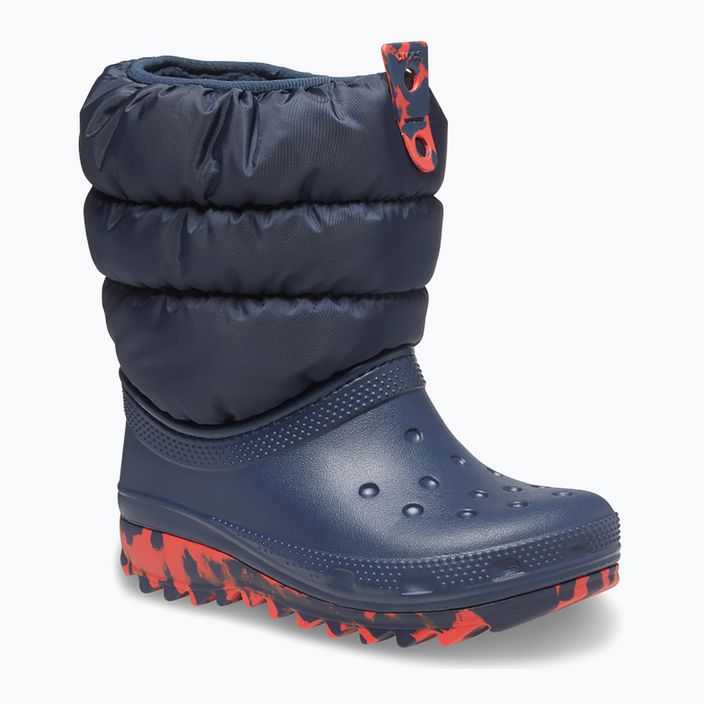 Juniorské snehové topánky Crocs Classic Neo Puff navy 8