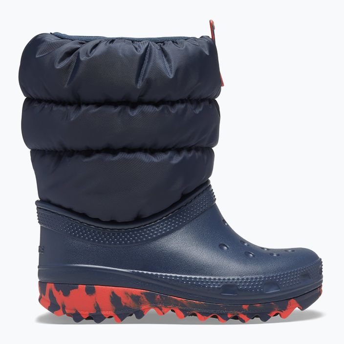 Juniorské snehové topánky Crocs Classic Neo Puff navy 9