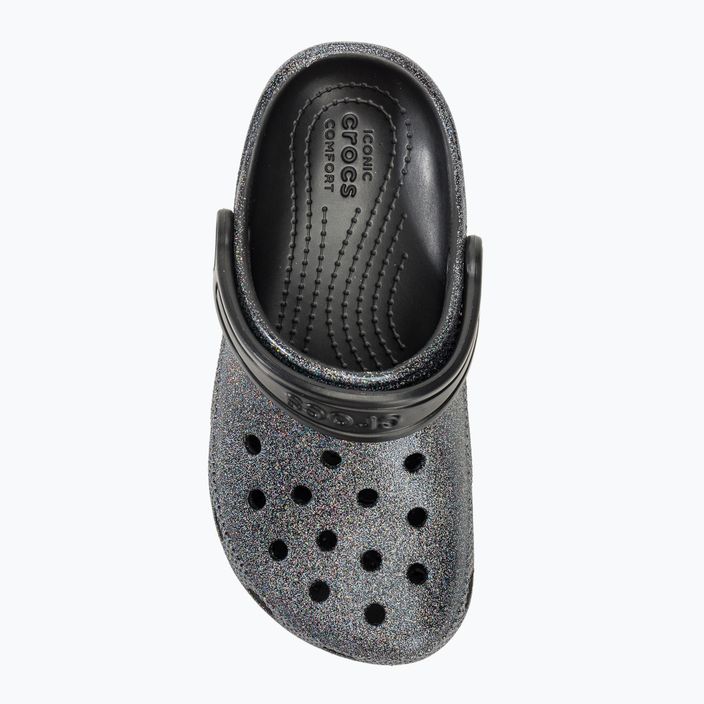 Šľapky detské ,sandále, Crocs Classic Glitter Clog black 6