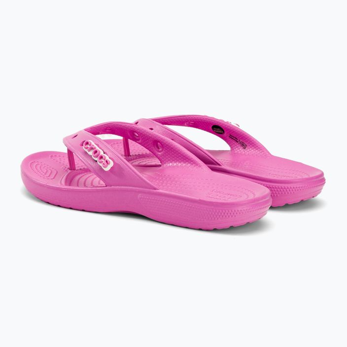 Crocs Classic Crocs Flip Pink 207713-6SW Žabky 3
