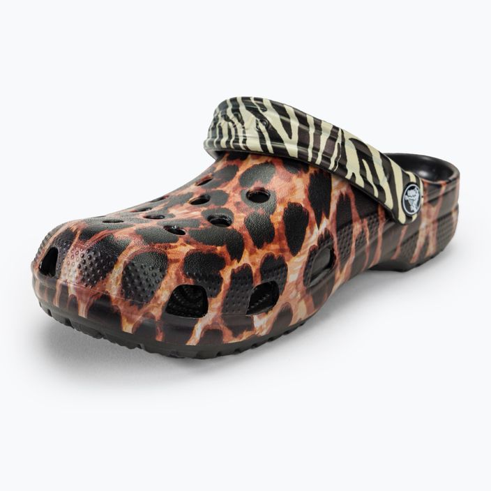 Šľapky ,sandále, Crocs Classic Animal Remix black/multi animal 8