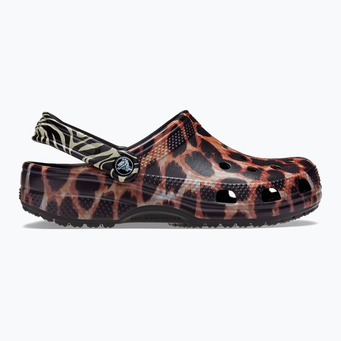 Šľapky ,sandále, Crocs Classic Animal Remix black/multi animal 10
