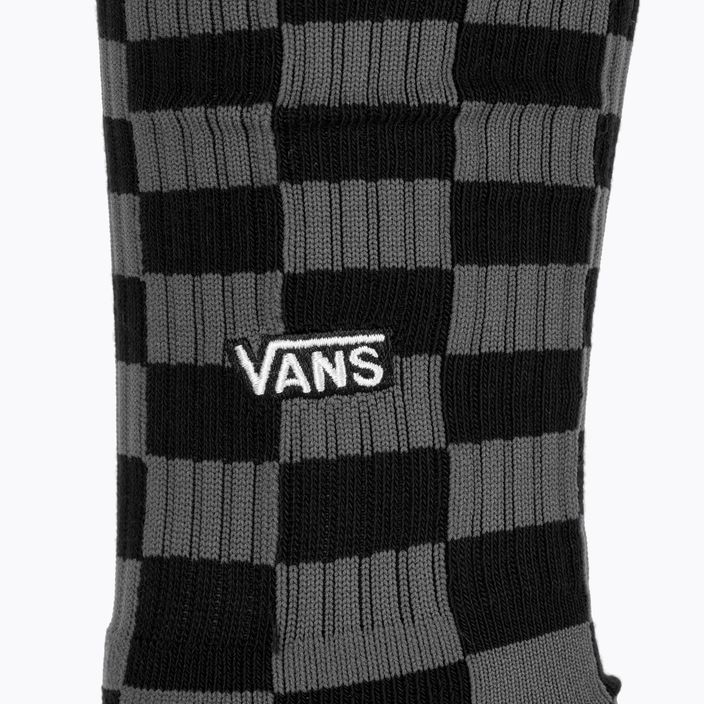 Pánske ponožky Vans Checkeboard Crew II black/charcoal 3