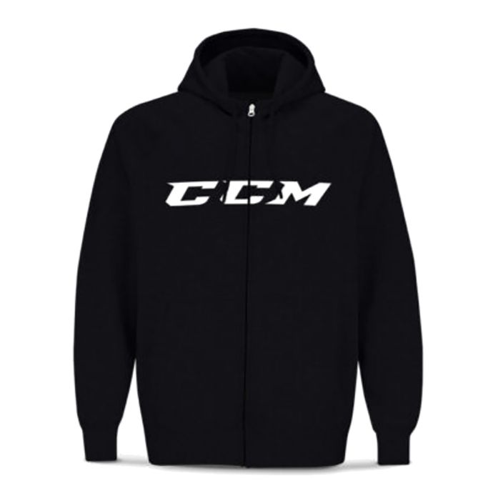 Pánska mikina CCM CVC SR Full Zip čierna 2