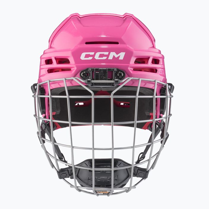 Detská hokejová prilba CCM Tacks 70 Combo pink 2