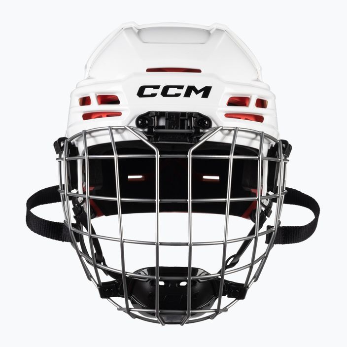 CCM Tacks 70 Combo juniorská hokejová prilba biela 4109872 2