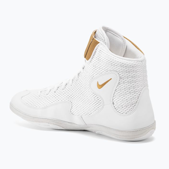 Pánska zápasnícka obuv Nike Inflict 3 white/metallic gold 3