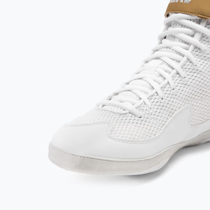 Pánska zápasnícka obuv Nike Inflict 3 white/metallic gold 7