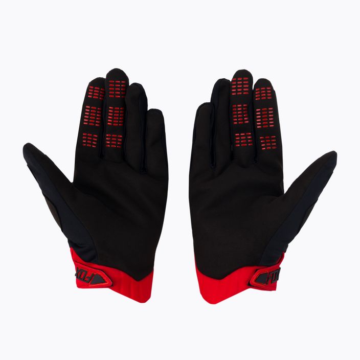 FOX Legion pánske cyklistické rukavice čierne/červené 25800_017_S 2
