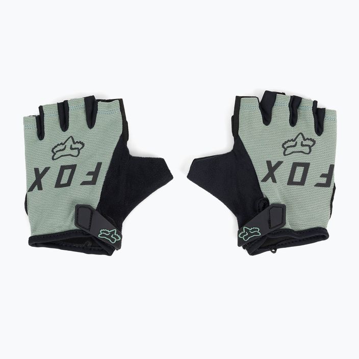 Dámske cyklistické rukavice FOX Ranger Gel Short black-green 27386 3