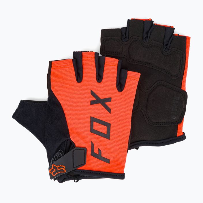 FOX Ranger Gel pánske cyklistické rukavice čierno-oranžové 27379