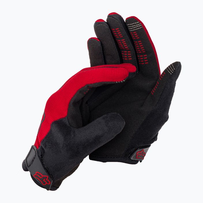 Detské cyklistické rukavice FOX Ranger čierne/červené 27389