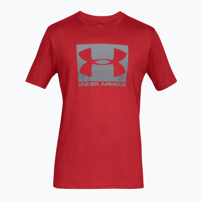 Pánske tričko Under Armour Boxed Sportstyle red/steel 5