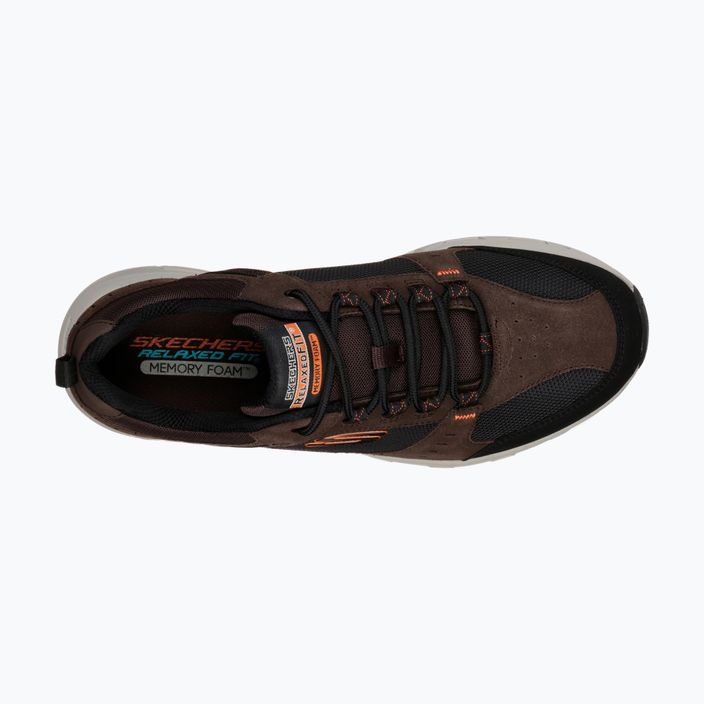 Pánska treková obuv SKECHERS Oak Canyon chocolate/black 11