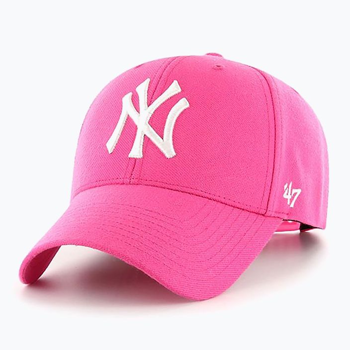 47 Značka MLB New York Yankees MVP SNAPBACK magenta baseballová čiapka 5